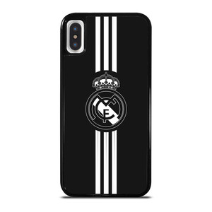 REAL MADRID FC LOGO BLACK WHITE iPhone X / XS Case