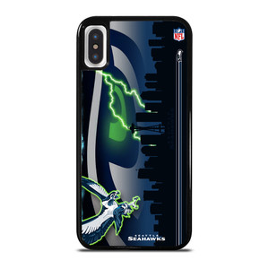 SEATTLE SEAHAWKS LOGO NFL TEAM MASCOT iPhone X / XS Case