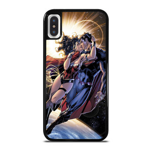 SUPERMAN KISSING WONDER WOMAN iPhone X / XS Case