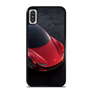 TESLA RED ELECTRIC CAR iPhone X / XS Case