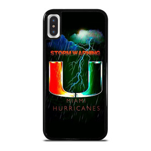 UM MIAMI HURRICANES NFL THUNDER iPhone X / XS Case