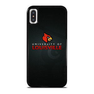 UNIVERSITY OF LOUISVILLE CARDINALS FOOTBALL LOGO MASCOT iPhone X / XS Case