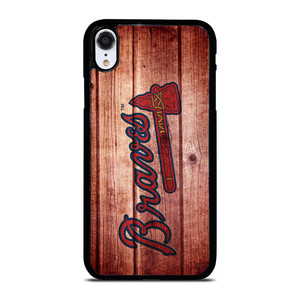 ATLANTA BRAVES BASEBALL WOOD iPhone XR Case