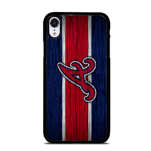 ATLANTA BRAVES MLB LOGO STRIPS iPhone XR Case ATLANTA BRAVES MLB LOGO STRIPS iPhone XR Case