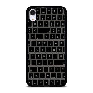 BLACK KEYBOARD PATTERN iPhone XR Case