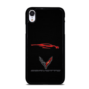 CORVETTE STINGRAY C8 CAR LOGO iPhone XR Case CORVETTE STINGRAY C8 CAR LOGO iPhone XR Case