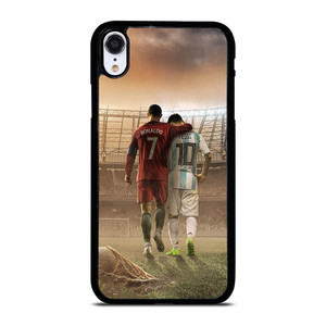 CRISTIANO RONALDO AND LIONEL MESSI iPhone XR Case