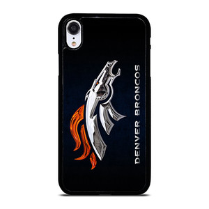 DENVER BRONCOS LOGO SILVER HORSE iPhone XR Case