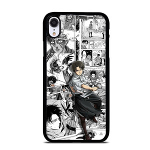 LEVI ACKERMAN ATTACK ON TITAN MANGA CARTOON iPhone XR Case