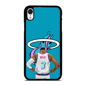 MIAMI HEAT DWYANE WADE 3 BASKETBALL iPhone XR Case