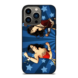 WONDER WOMAN LYNDA CARTER & GAL GADOT iPhone 13 Pro Case WONDER WOMAN LYNDA CARTER & GAL GADOT iPhone 13 Pro Case
