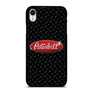 PETERBILT TRUCK PLATE BLACK iPhone XR Case