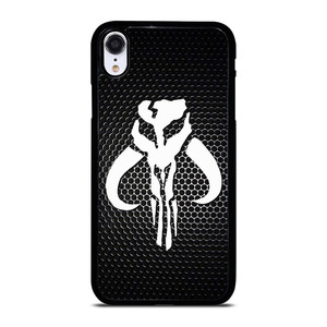 STAR WARS MANDALORIAN LOGO CARBON iPhone XR Case