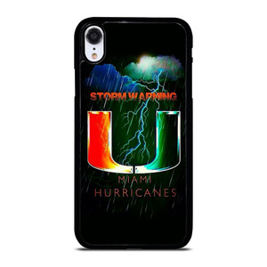 UM MIAMI HURRICANES NFL THUNDER iPhone XR Case