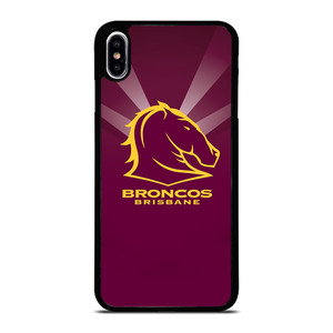 BRONCOS BRISBANE FOTTBALL TEAM LOGO iPhone XS Max Case