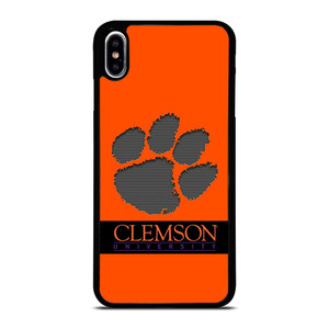 CLEMSON TIGERS UNIVERSITY PAW LOGO iPhone XS Max Case