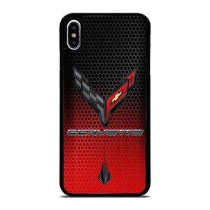 CORVETTE CHEVY STINGRAY LOGO RED iPhone XS Max Case CORVETTE CHEVY STINGRAY LOGO RED iPhone XS Max Case