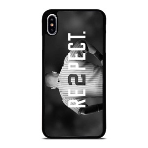 DEREK JETER NEW YORK YANKEES RESPECT iPhone XS Max Case DEREK JETER NEW YORK YANKEES RESPECT iPhone XS Max Case