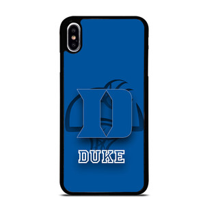 DUKE BLUE DEVILS LOGO UNIVERSITY BASKETBALL 2 iPhone XS Max Case