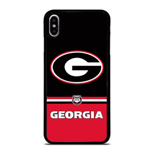 GEORGIA BULDOGS STRIPS iPhone XS Max Case