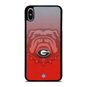 GEORGIA BULLDOGS FOOTBALL RED iPhone XS Max Case