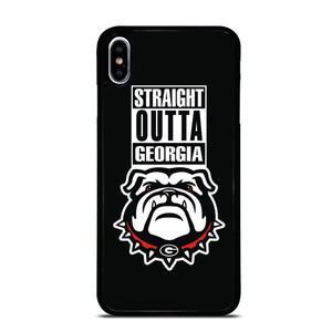 GEORGIA BULLDOGS UGA STRAIGHT OUTTA iPhone XS Max Case