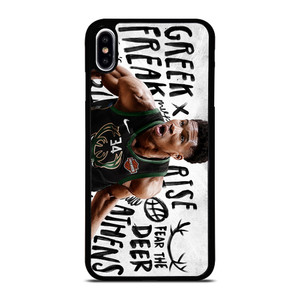GIANNIS ANTETOKOUNMPO MILWAUKEE BUCKS WALLPAPER iPhone XS Max Case GIANNIS ANTETOKOUNMPO MILWAUKEE BUCKS WALLPAPER iPhone XS Max Case