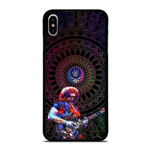 GRATEFUL DEAD JERRY GARCIA GUITAR ART GLASS iPhone XS Max Case