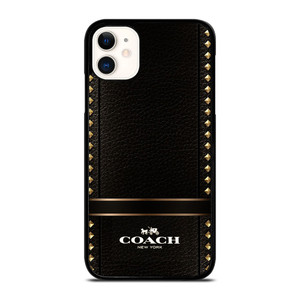 COACH BELT TEXTURE iPhone 11 Case