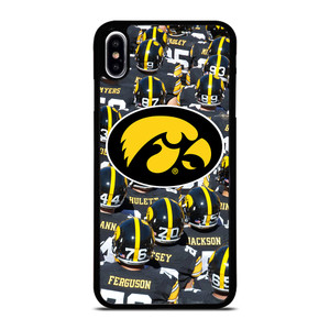 IOWA HAWKEYES COLLAGE FOOTBALL iPhone XS Max Case