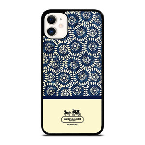COACH NEW YORK BLUE FLORAL BATIK iPhone 11 Case COACH NEW YORK BLUE FLORAL BATIK iPhone 11 Case