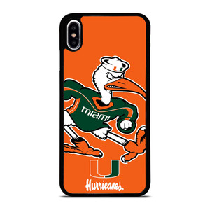 MIAMI HURRICANES FOOTBALL MASCOT iPhone XS Max Case