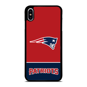 NEW ENGLAND PATRIOTS STRIPS FOOTBALL LOGO iPhone XS Max Case