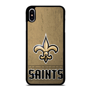 NEW ORLEANS SAINTS LOGO AND BACKGROUND iPhone XS Max Case