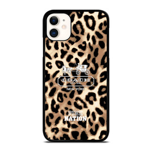 COACH NEW YORK PINK NATION LEPOARD iPhone 11 Case COACH NEW YORK PINK NATION LEPOARD iPhone 11 Case