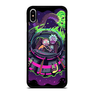 RICK AND MORTY UFO ART iPhone XS Max Case RICK AND MORTY UFO ART iPhone XS Max Case