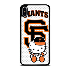SAN FRANCISCO GIANTS MLB HELLO KITTY iPhone XS Max Case SAN FRANCISCO GIANTS MLB HELLO KITTY iPhone XS Max Case