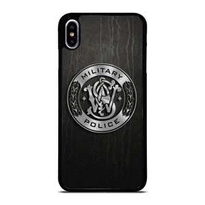 SMITH AND WESSON MILITARY POLICE METAL LOGO iPhone XS Max Case