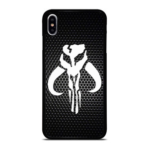 STAR WARS MANDALORIAN LOGO CARBON iPhone XS Max Case