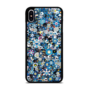 TAKASHI MURAKAMI FLOWERS BLUE iPhone XS Max Case