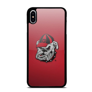 UNIVERSITY OF GEORGIA BULLDOGS UGA RED HAT iPhone XS Max Case