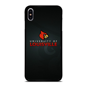 UNIVERSITY OF LOUISVILLE CARDINALS FOOTBALL LOGO MASCOT iPhone XS Max Case