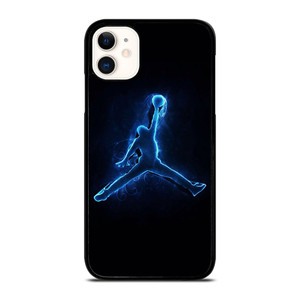 COOL AIR JORDAN LOGO BLUE iPhone 11 Case