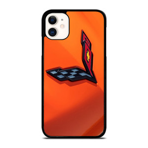 CORVETTE ORANGE LOGO iPhone 11 Case CORVETTE ORANGE LOGO iPhone 11 Case