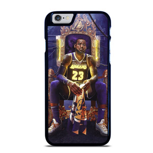 LEBRON JAMES LAKERS KING SITDOWN iPhone 6 / 6S Case