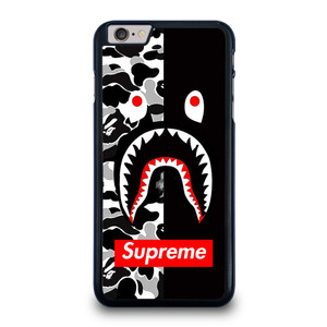 BAPE SHARK SUPREME CAMO BLACK iPhone 6 / 6S Plus Case BAPE SHARK SUPREME CAMO BLACK iPhone 6 / 6S Plus Case