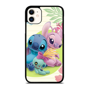 DISNEY STITCH AND GIRLFRIEND iPhone 11 Case