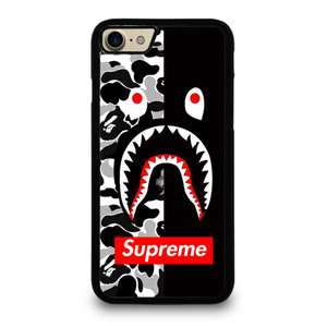 BAPE SHARK SUPREME CAMO BLACK iPhone 7 Case BAPE SHARK SUPREME CAMO BLACK iPhone 7 Case