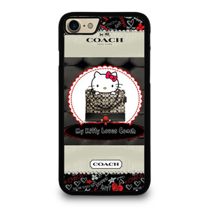 COACH NEW YORK HELLO KITTY BLACK iPhone 7 Case COACH NEW YORK HELLO KITTY BLACK iPhone 7 Case