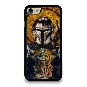 MANDALORIAN AND BABY YODA STAR WARS ART iPhone 7 Case MANDALORIAN AND BABY YODA STAR WARS ART iPhone 7 Case